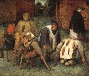 BRUEGEL, Pieter the Elder The Beggars oil painting on canvas